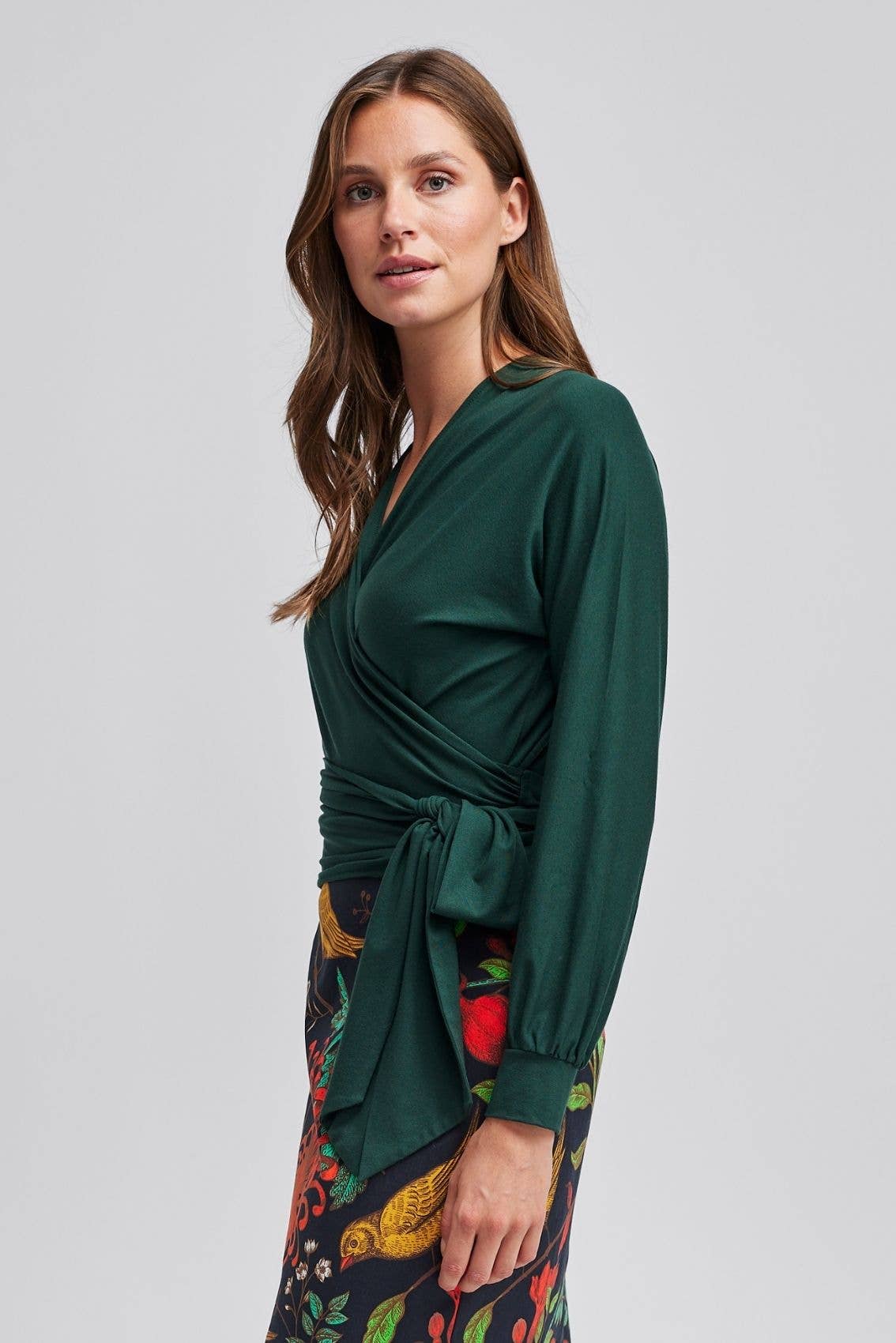 Wrap top green