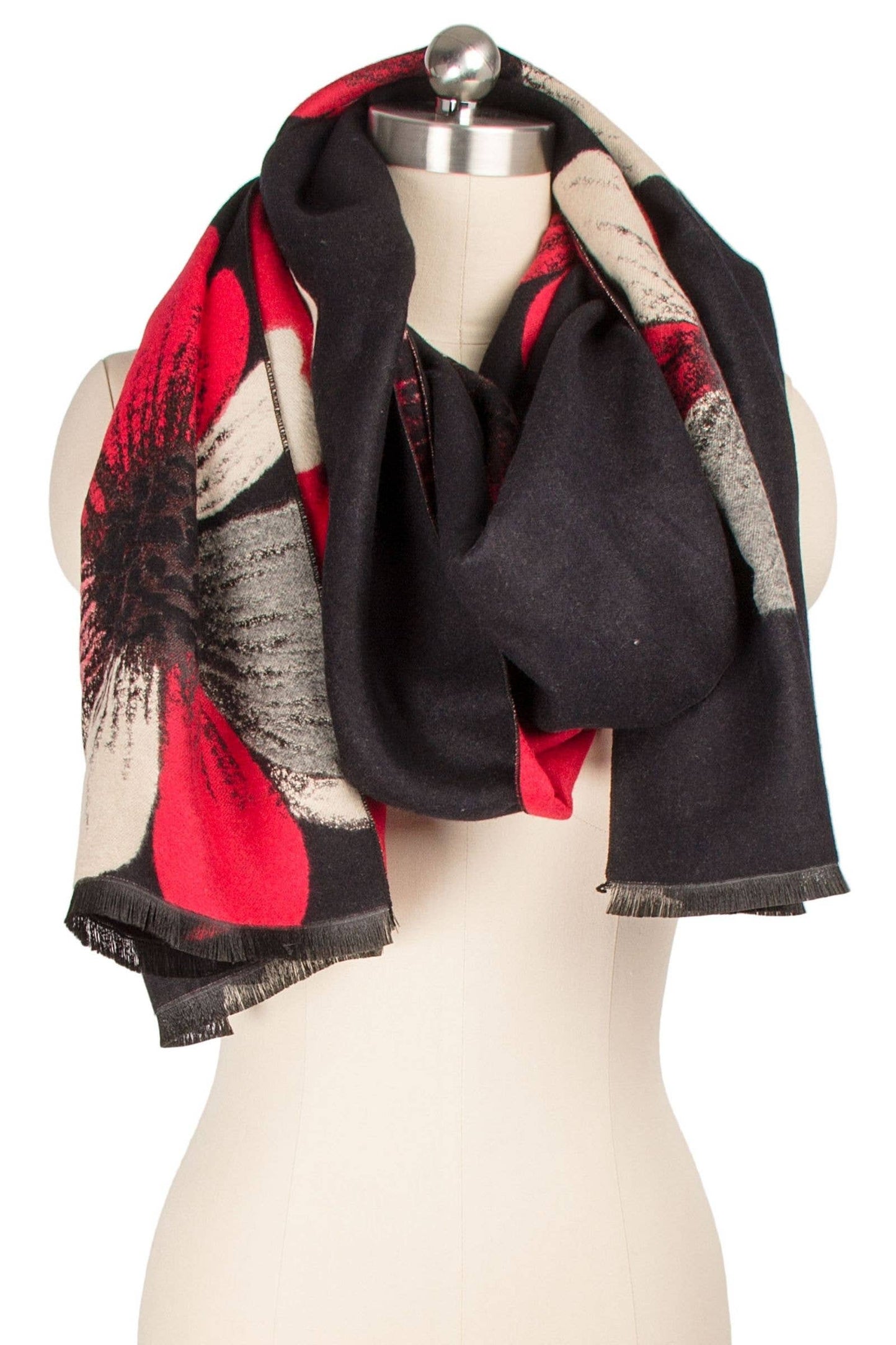 Fresh Floral Reversible Scarf