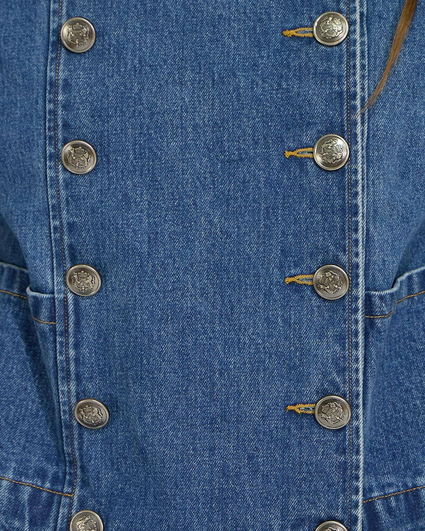Front Line Military Denim Jacket - Blue Wash