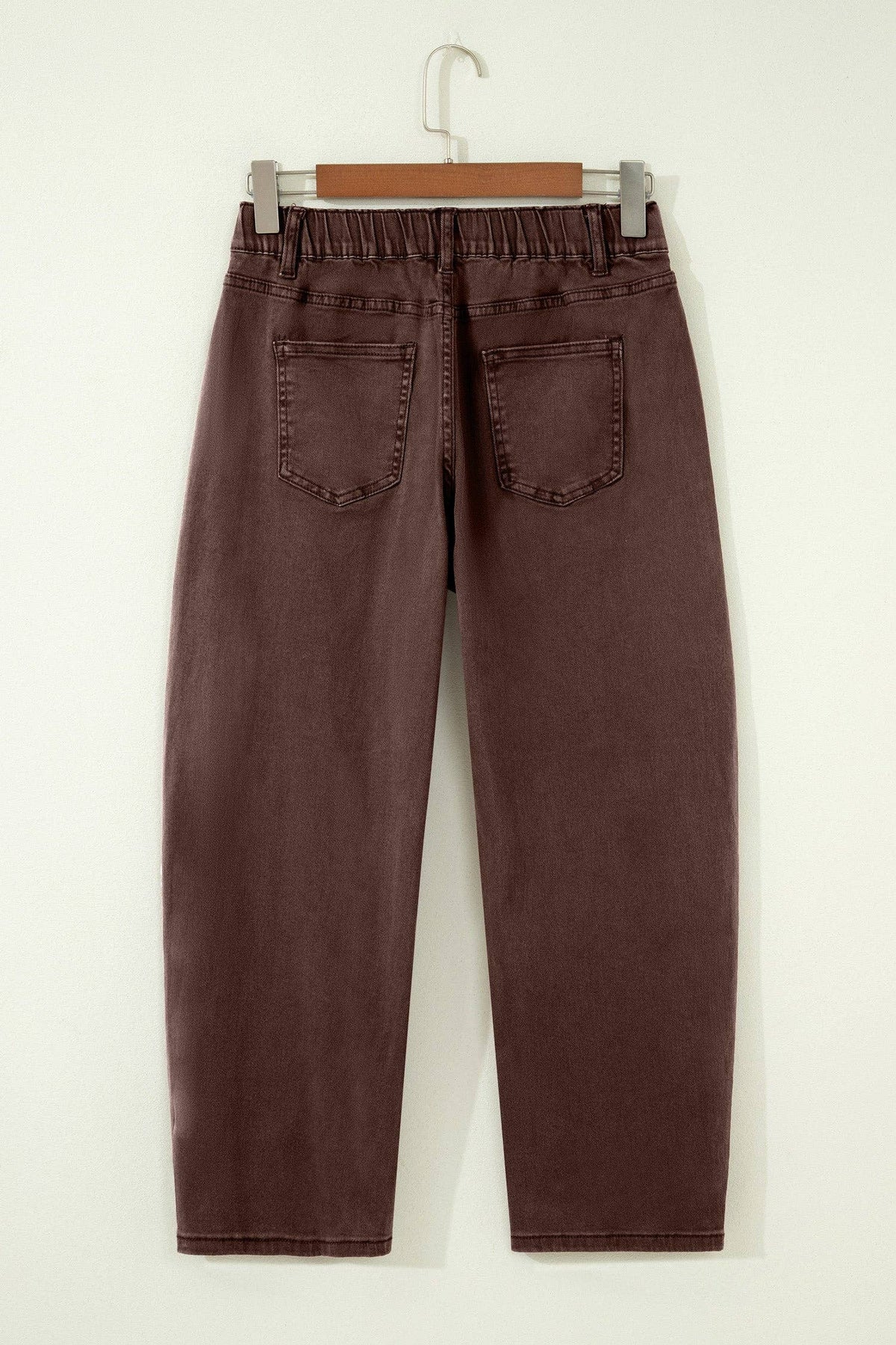Briar Coffee Barrel Jeans | Patch Pocket Denim