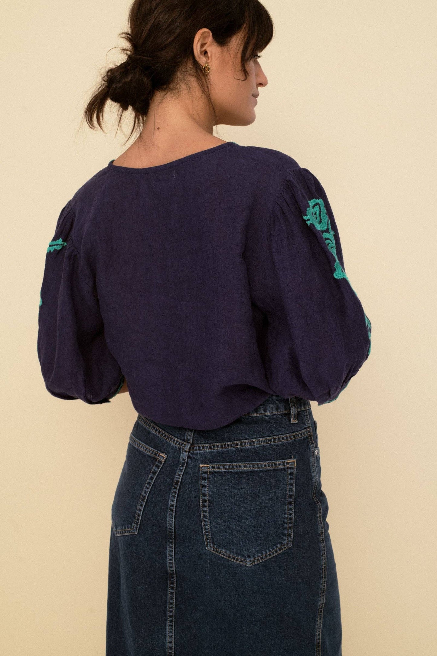 Mily Blouse blue
