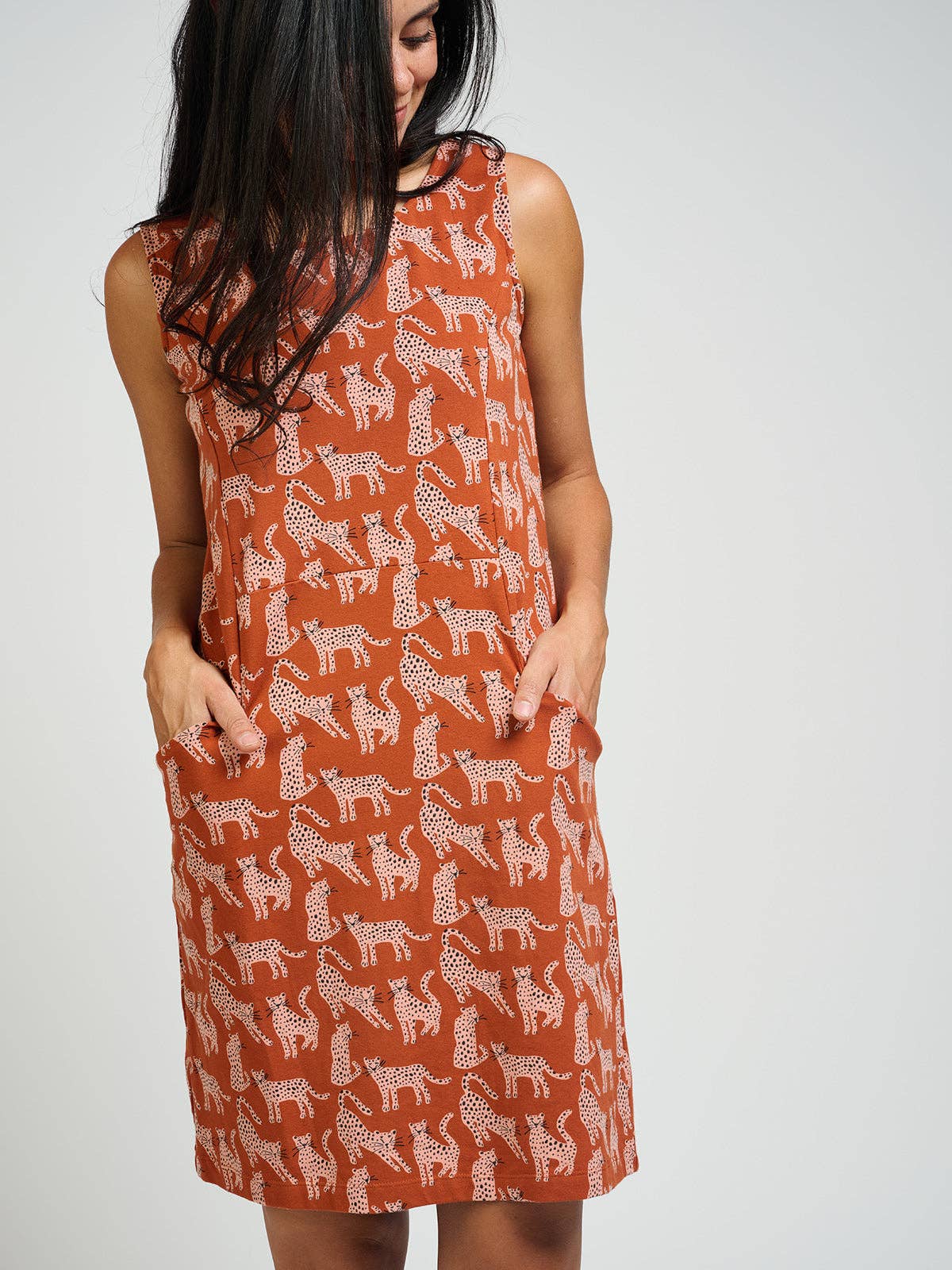 Evanston Dress Leopard Sienna