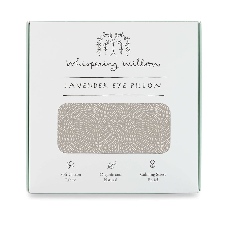 Weighted Eye Pillow - Lavender-Filled - Stone