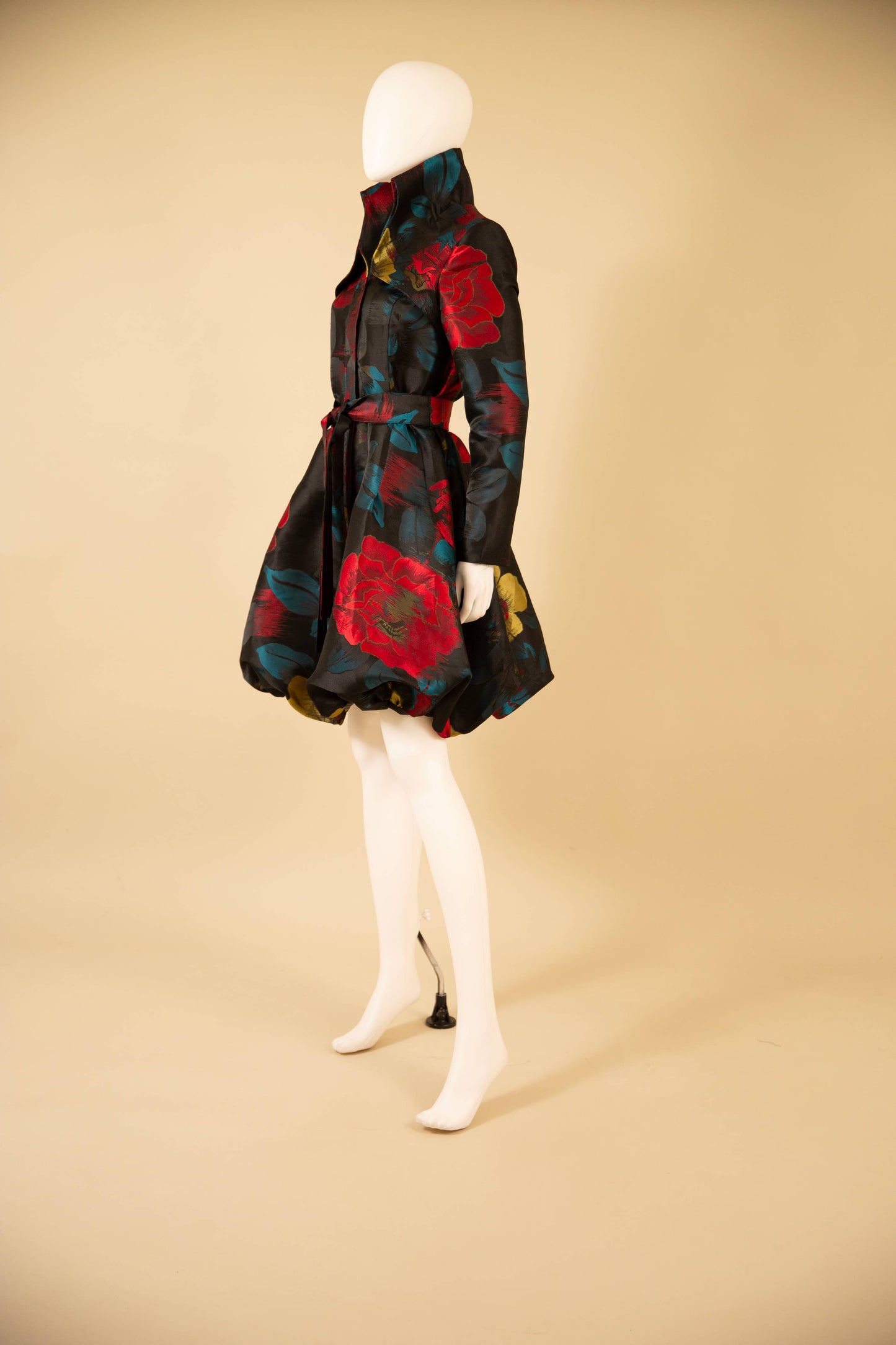Brocade Bubble Coat-Dress