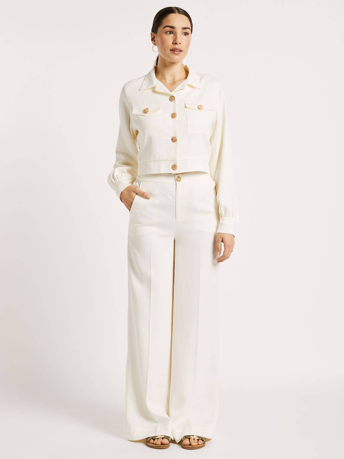 TENCEL PALAZZO TROUSERS