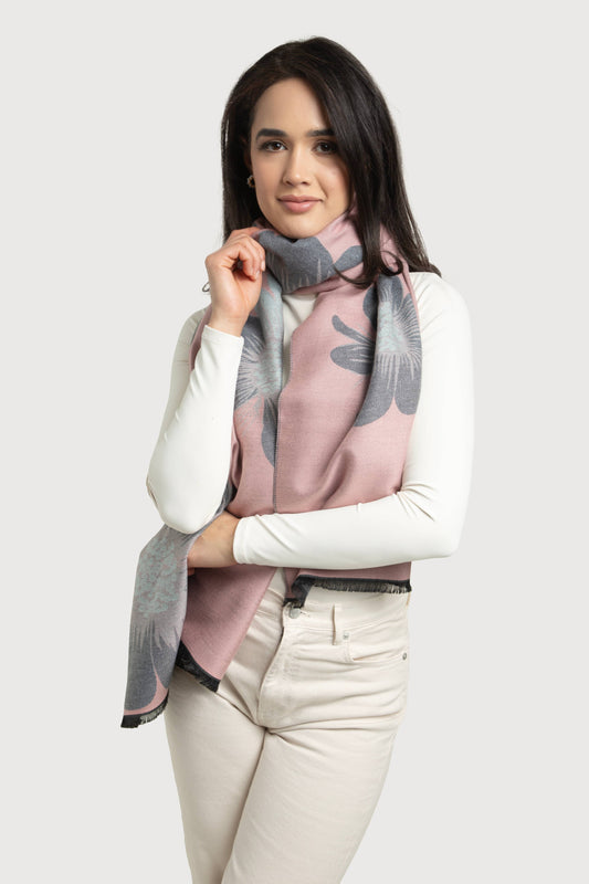 Reversible Floral Scarf