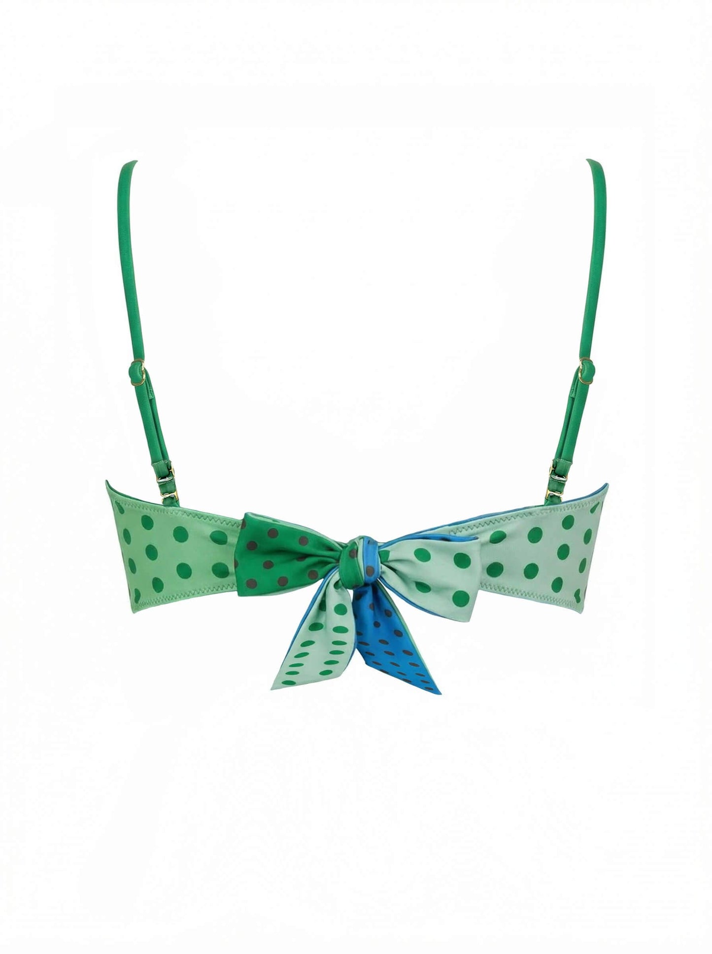 Polka Bloom Reversible Bandeau Top