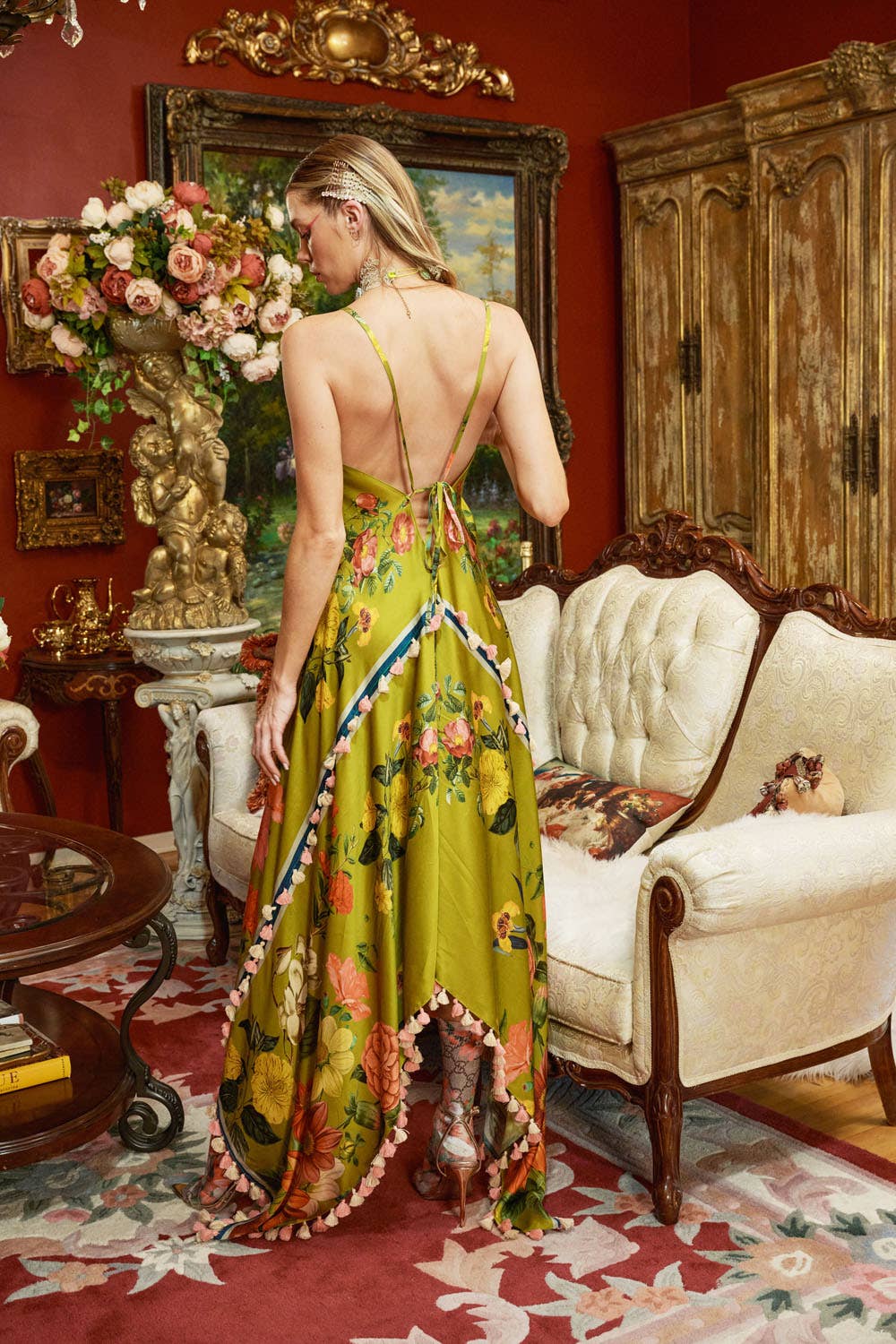French Riviera Tasseled Dress