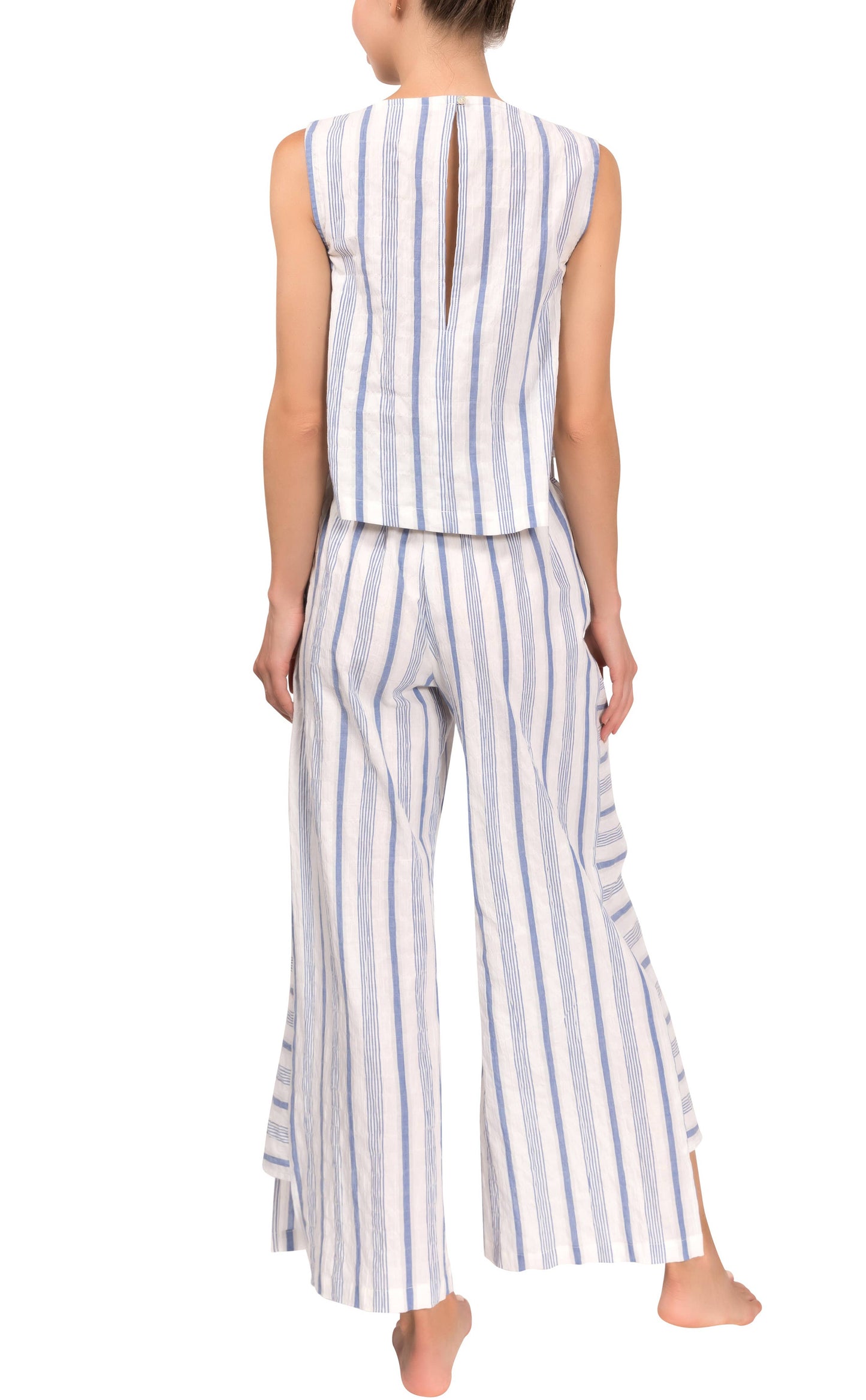 Piper Sleep Set - Blueberry French Crinkle Cotton