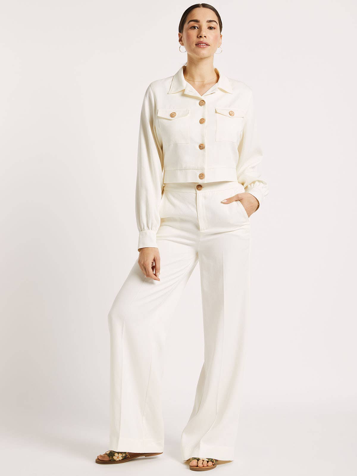 TENCEL PALAZZO TROUSERS
