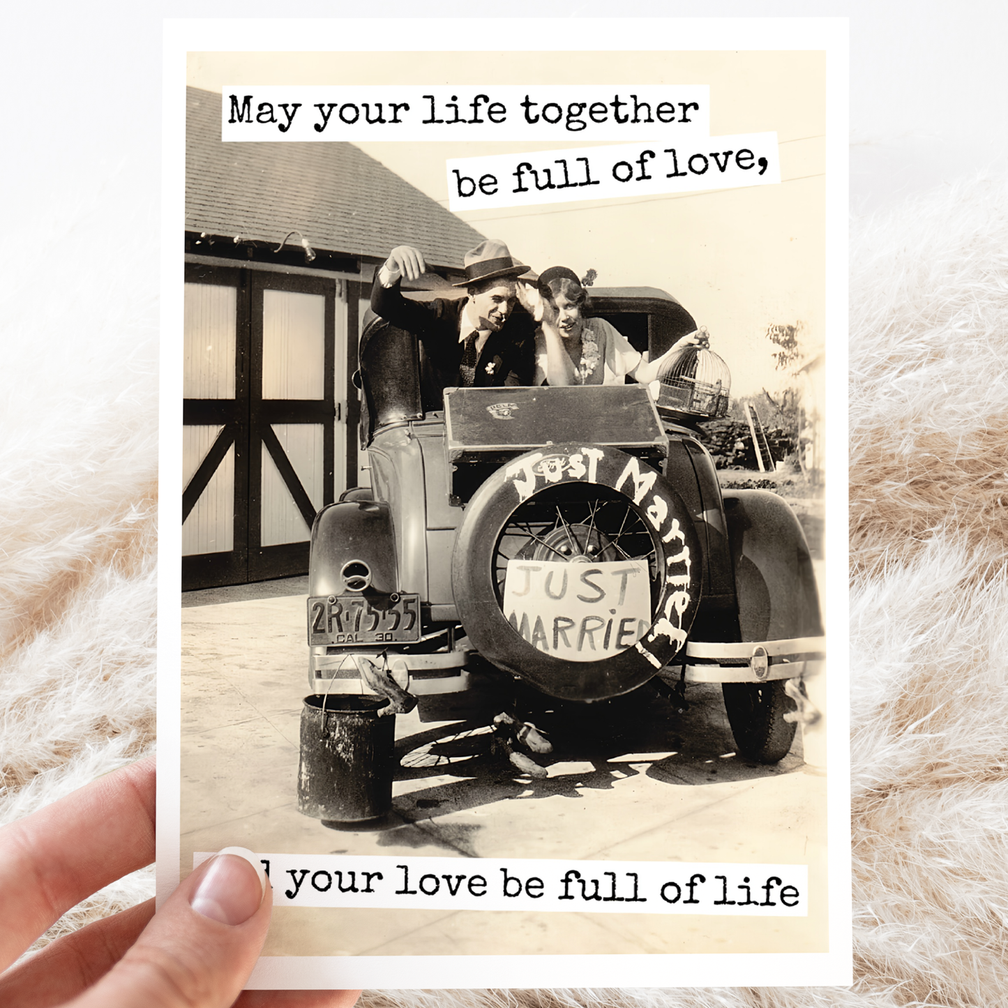 Wedding Card. May Your Life Together Be Full Of Love...