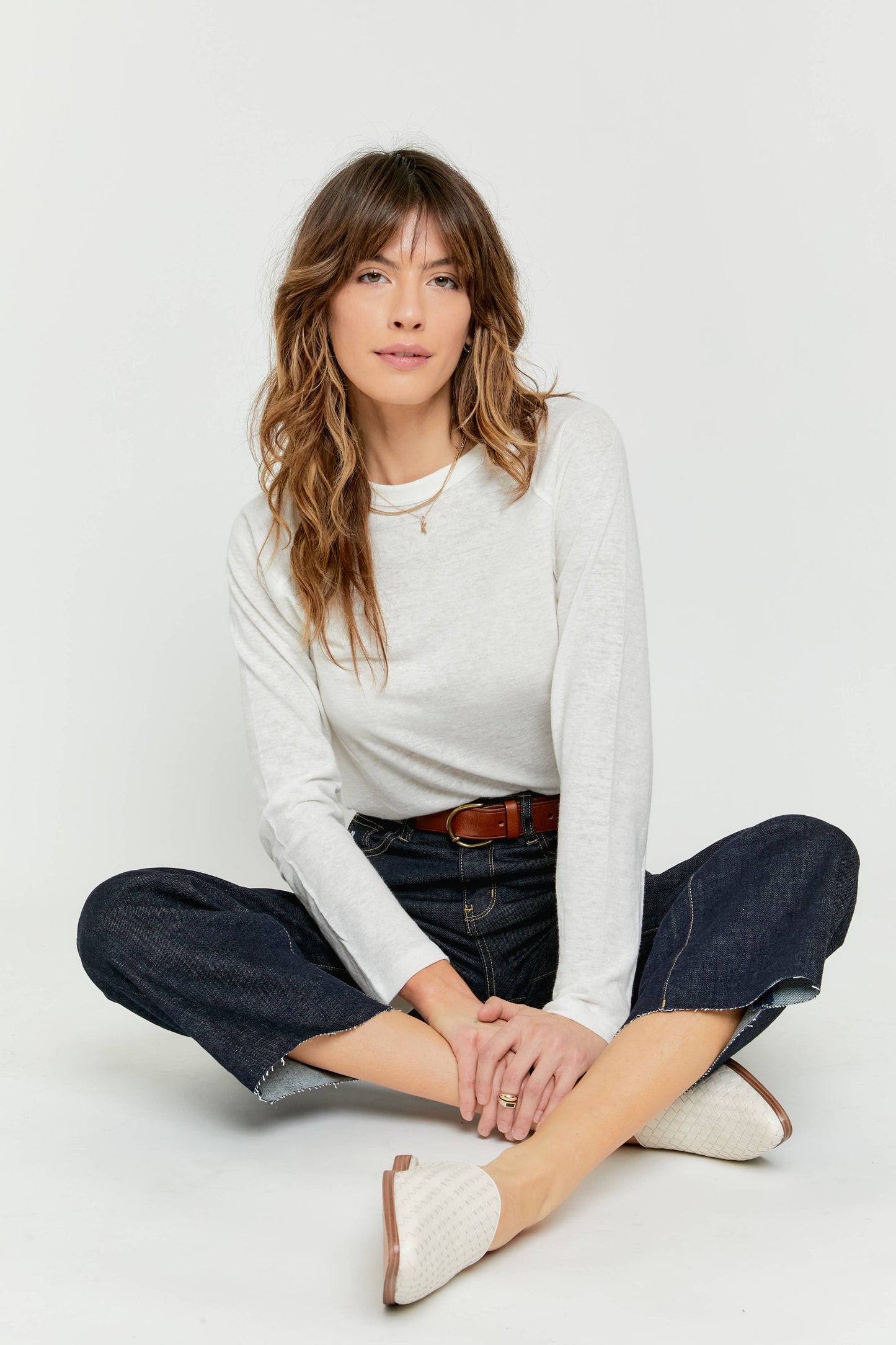 Aberdeen High Rise Wide Leg Crop Sculpt+ Timbers