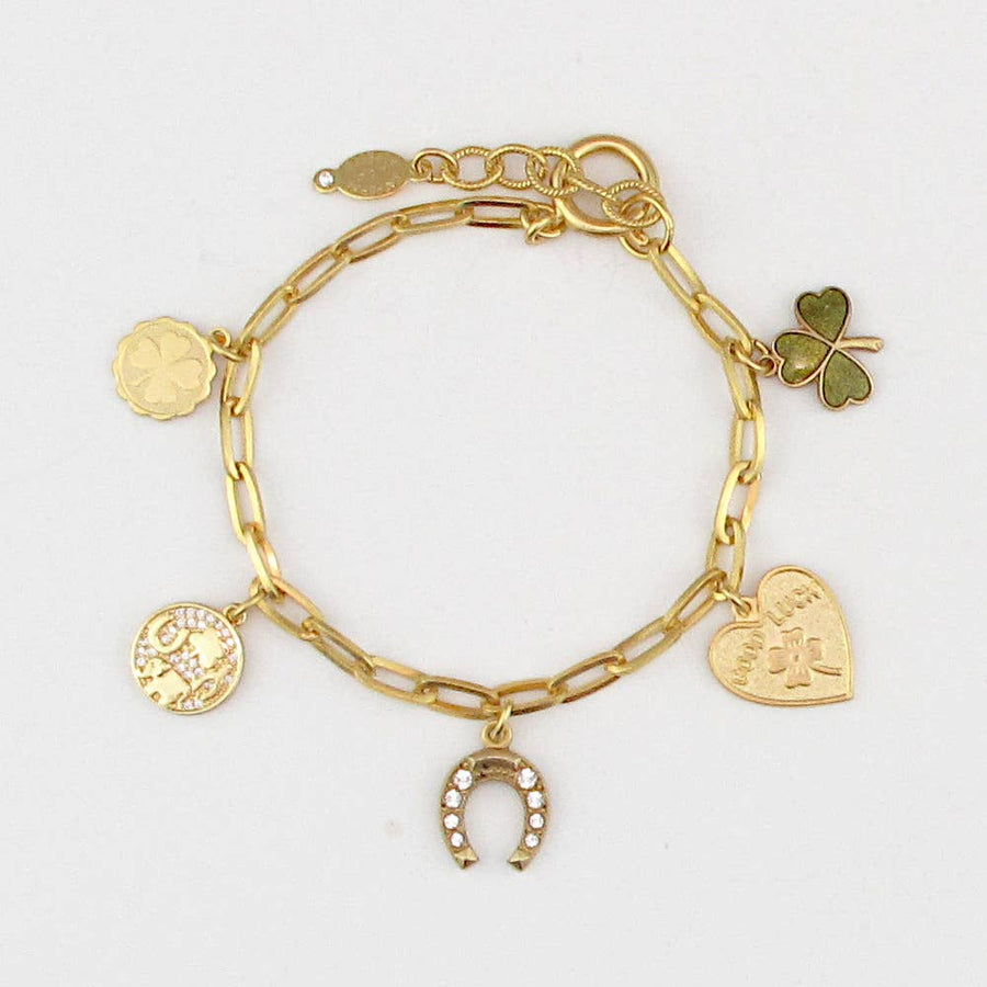Luck Be a Lady Charm Bracelet