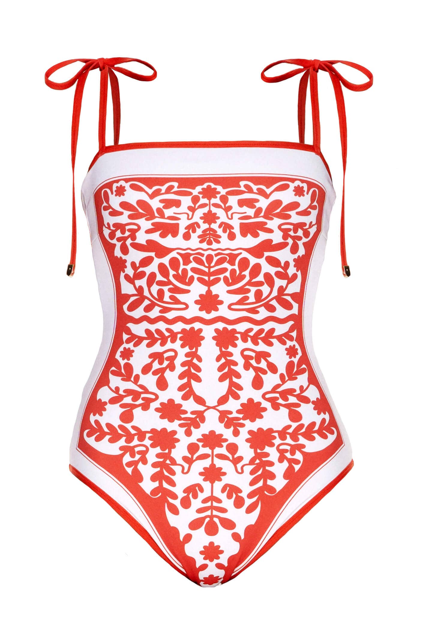Crossing Red Reversible One-Piece Swimsuit