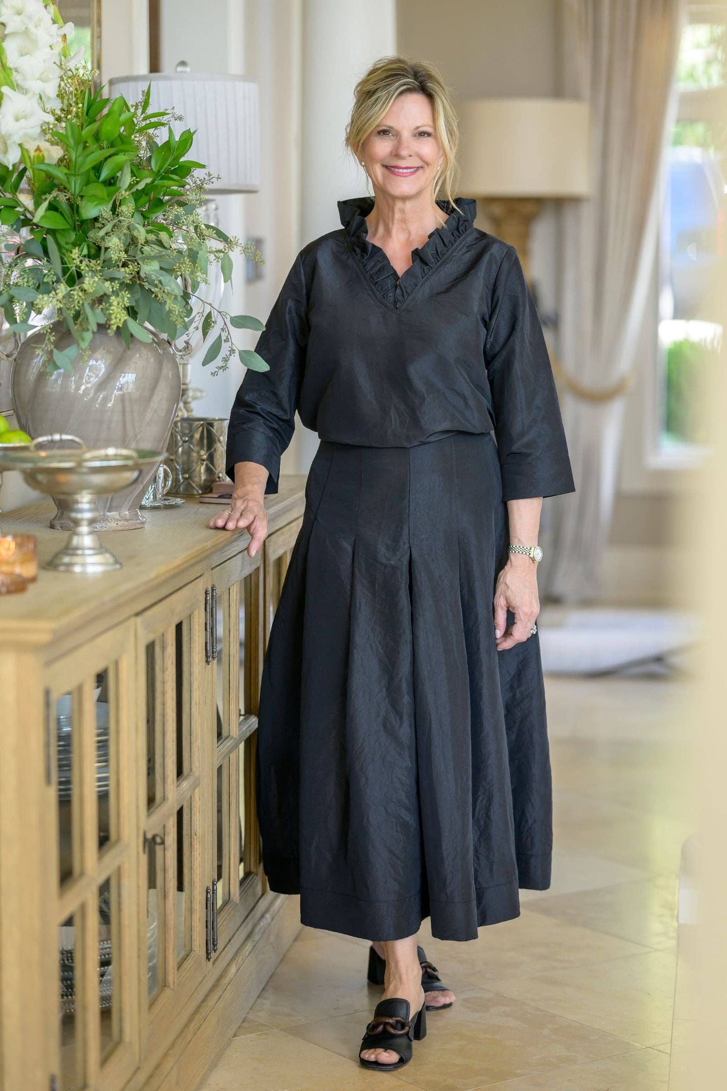 Darcy Taffeta Top