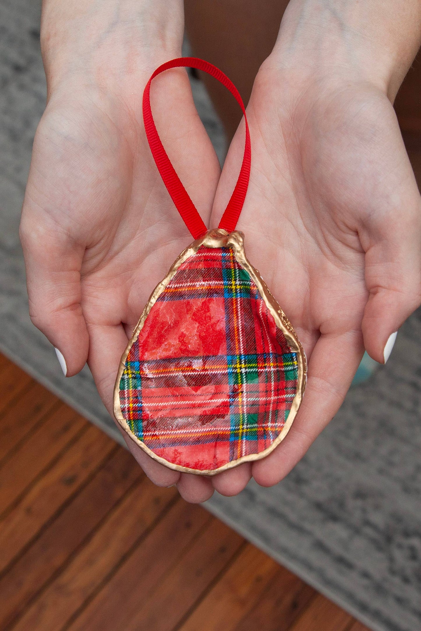Ornament - Christmas Royal Plaid