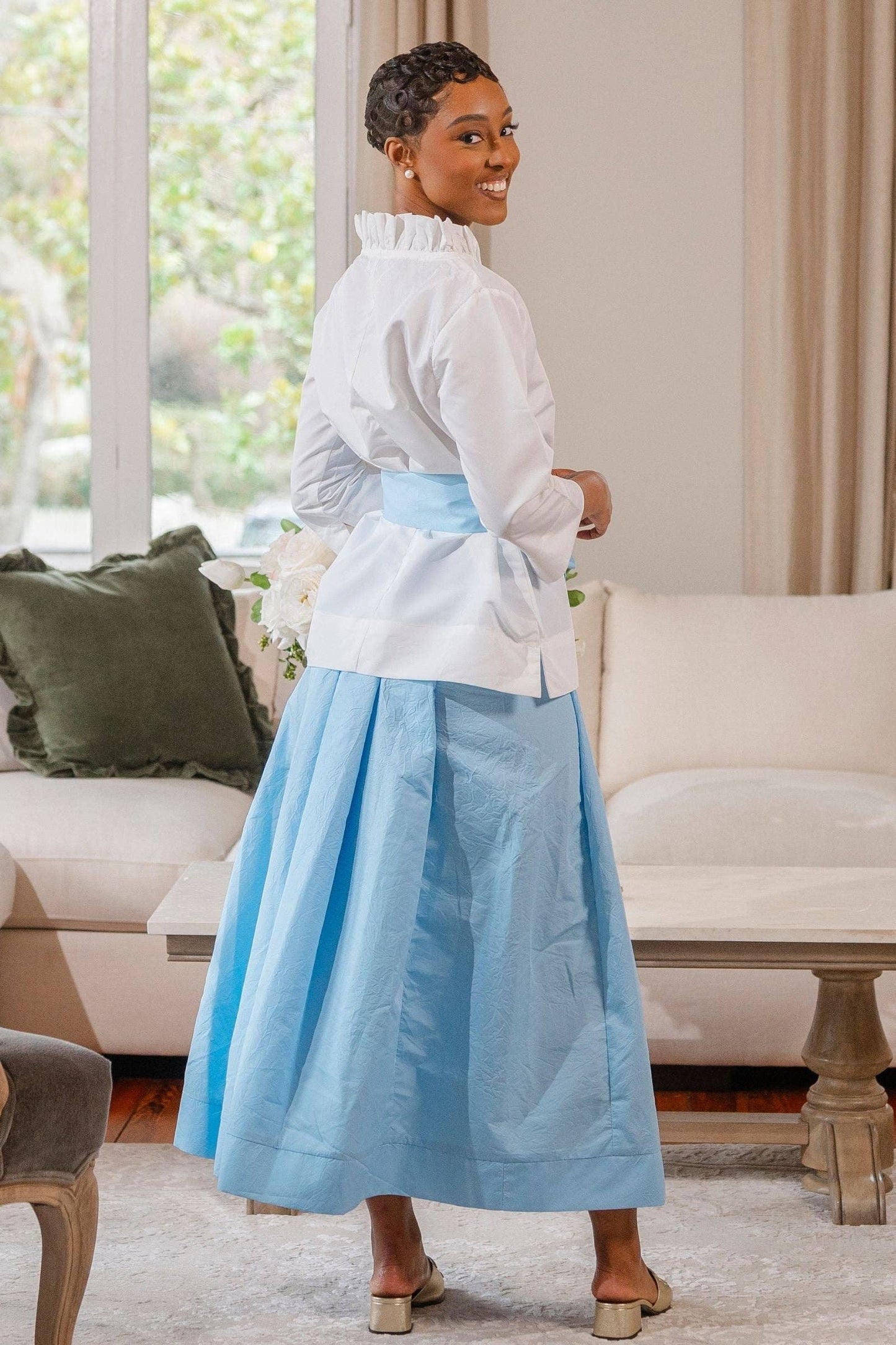 Darcy Taffeta Top