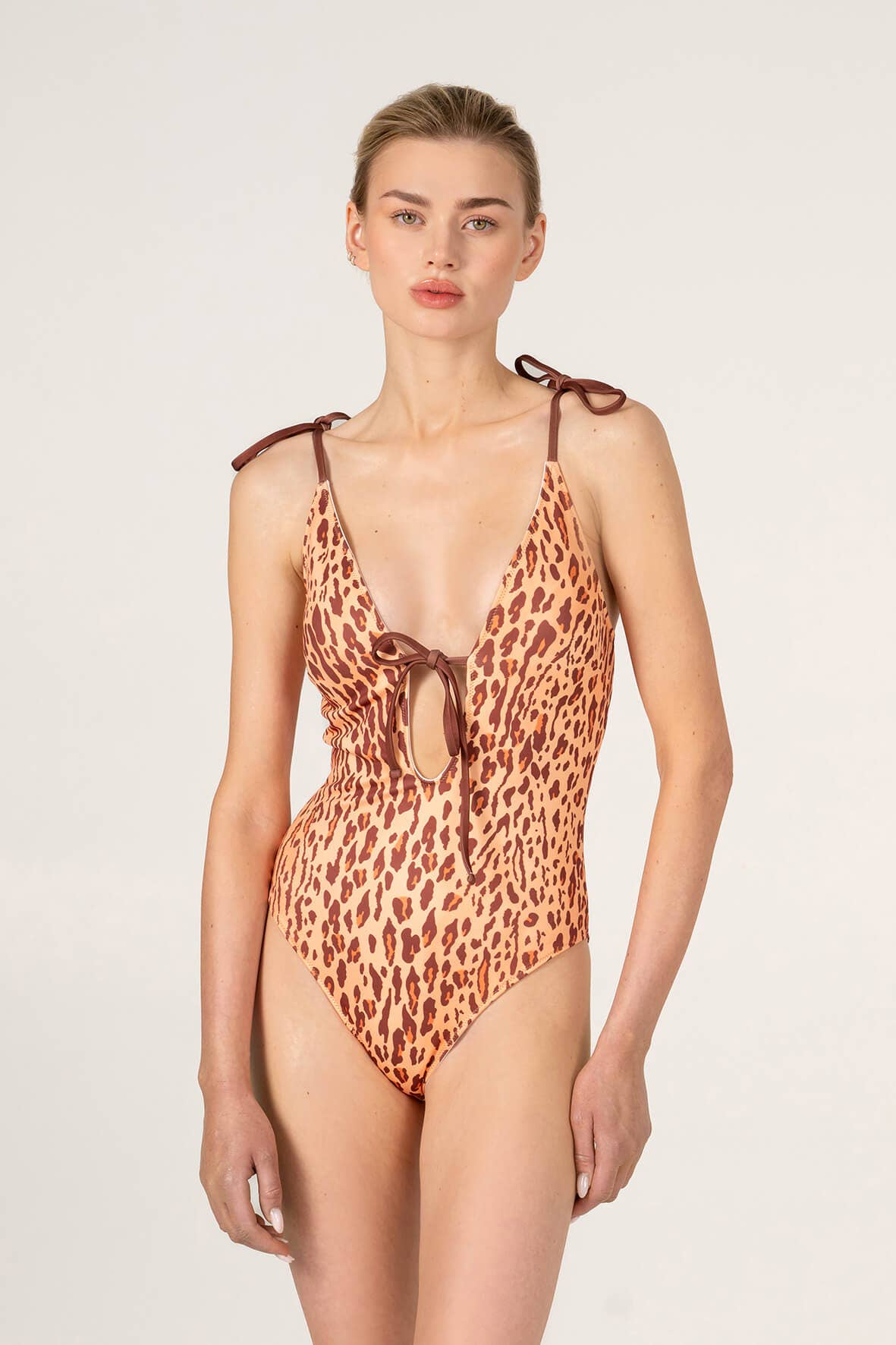 Ivory Safari Reversible One Piece Swimsuit
