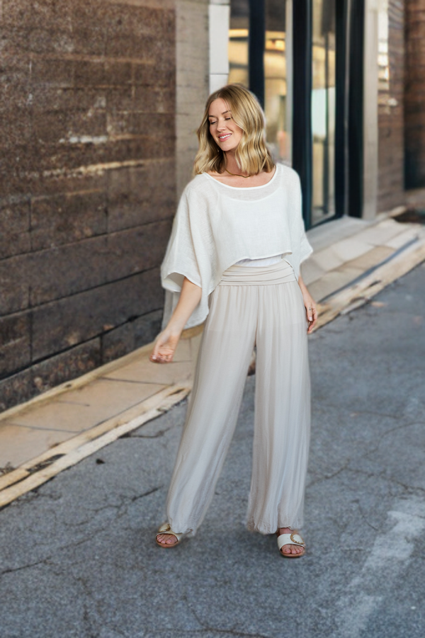 Madelyn Italian Silk Pants