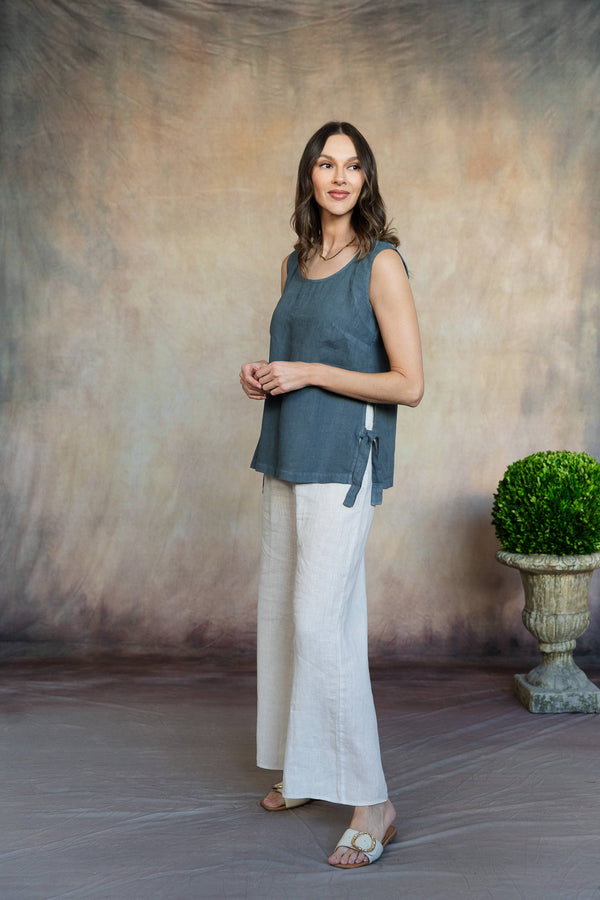 Brina Italian Linen Top