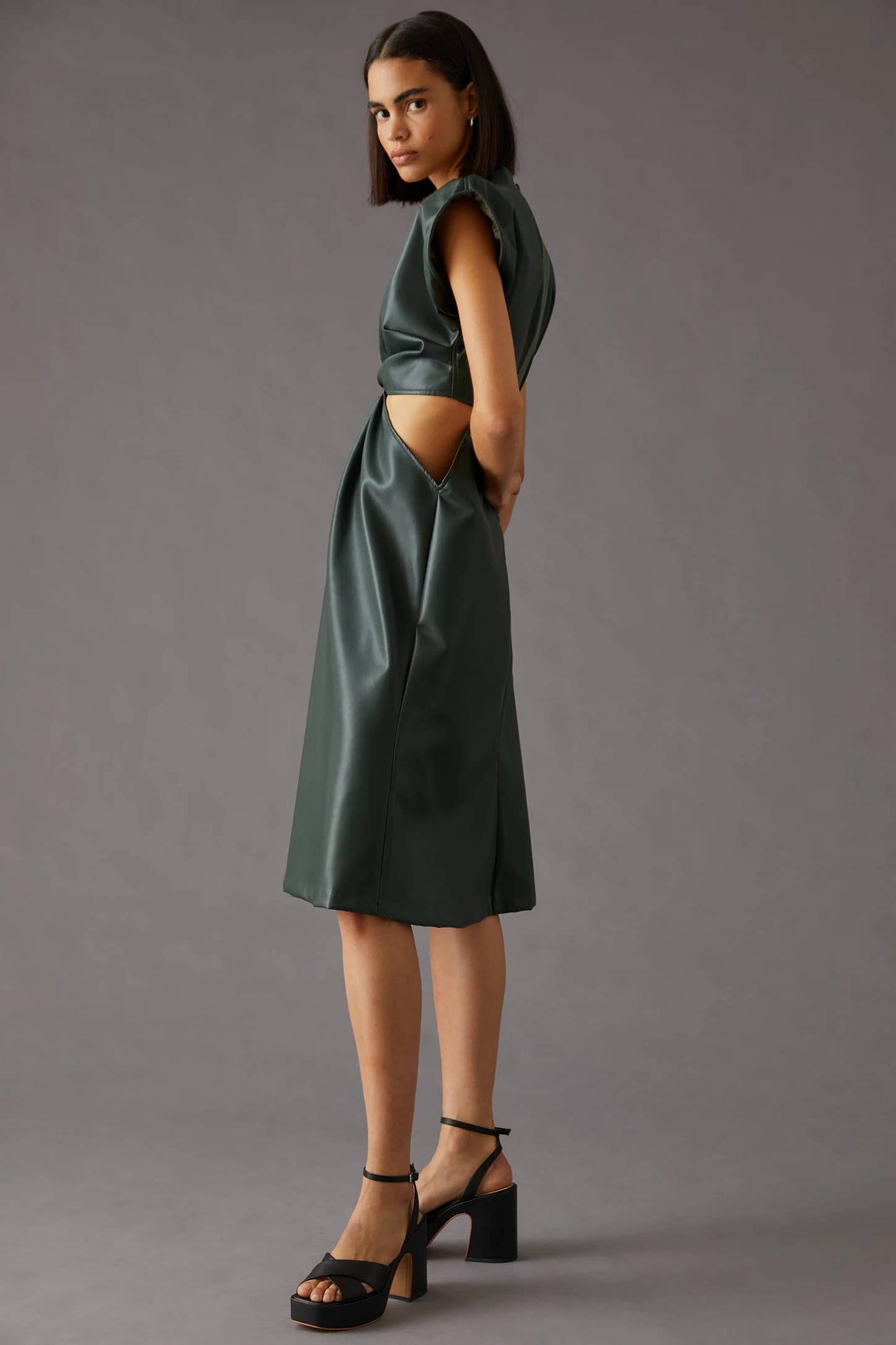 Mini Dress - Vegan Leather
