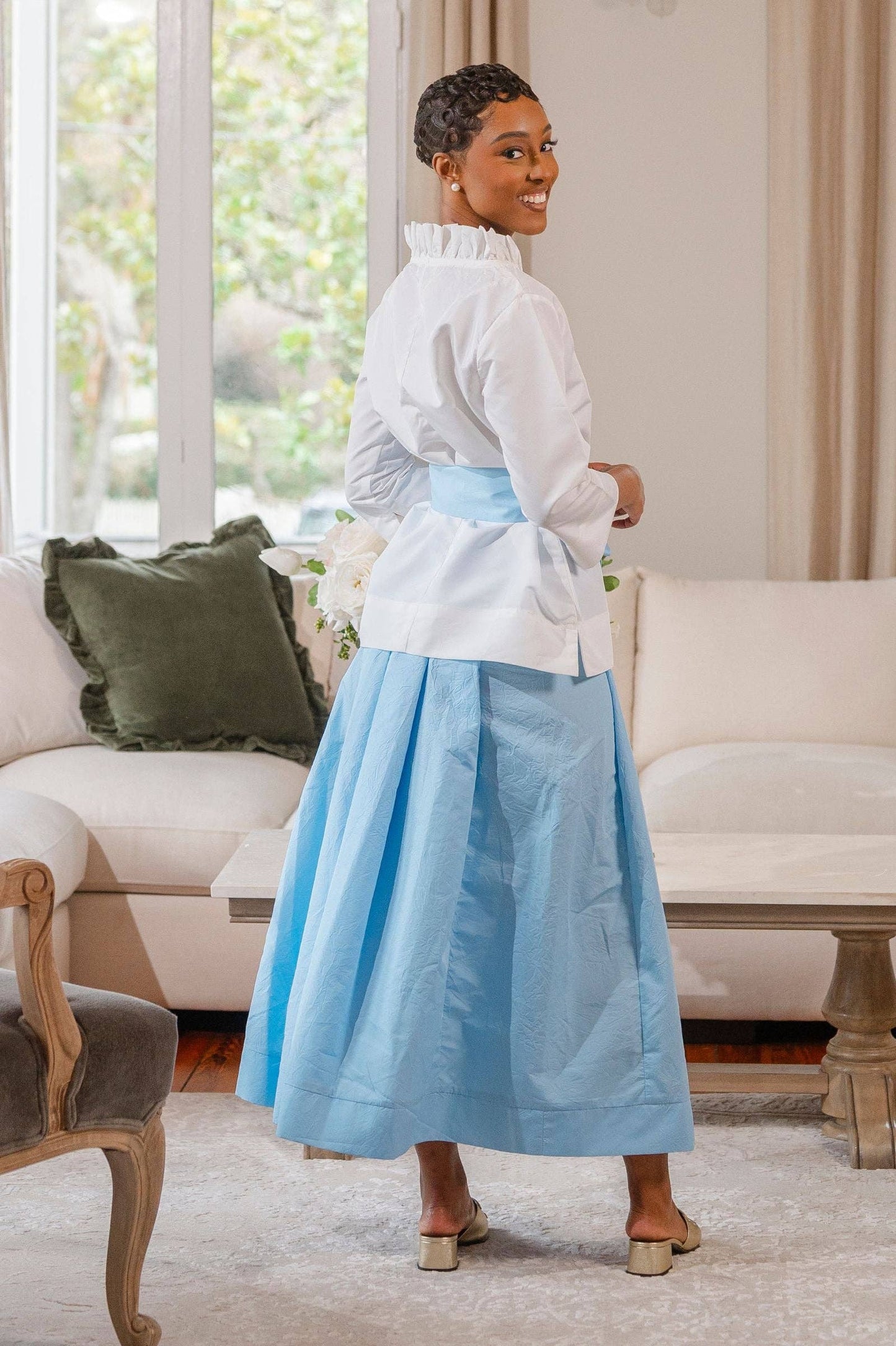 Lizzy Taffeta Skirt