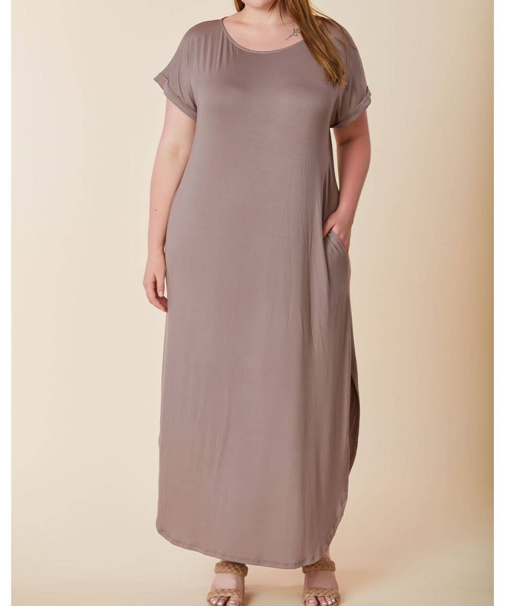 BAMBOO MAXI DRESS PLUS SIZE
