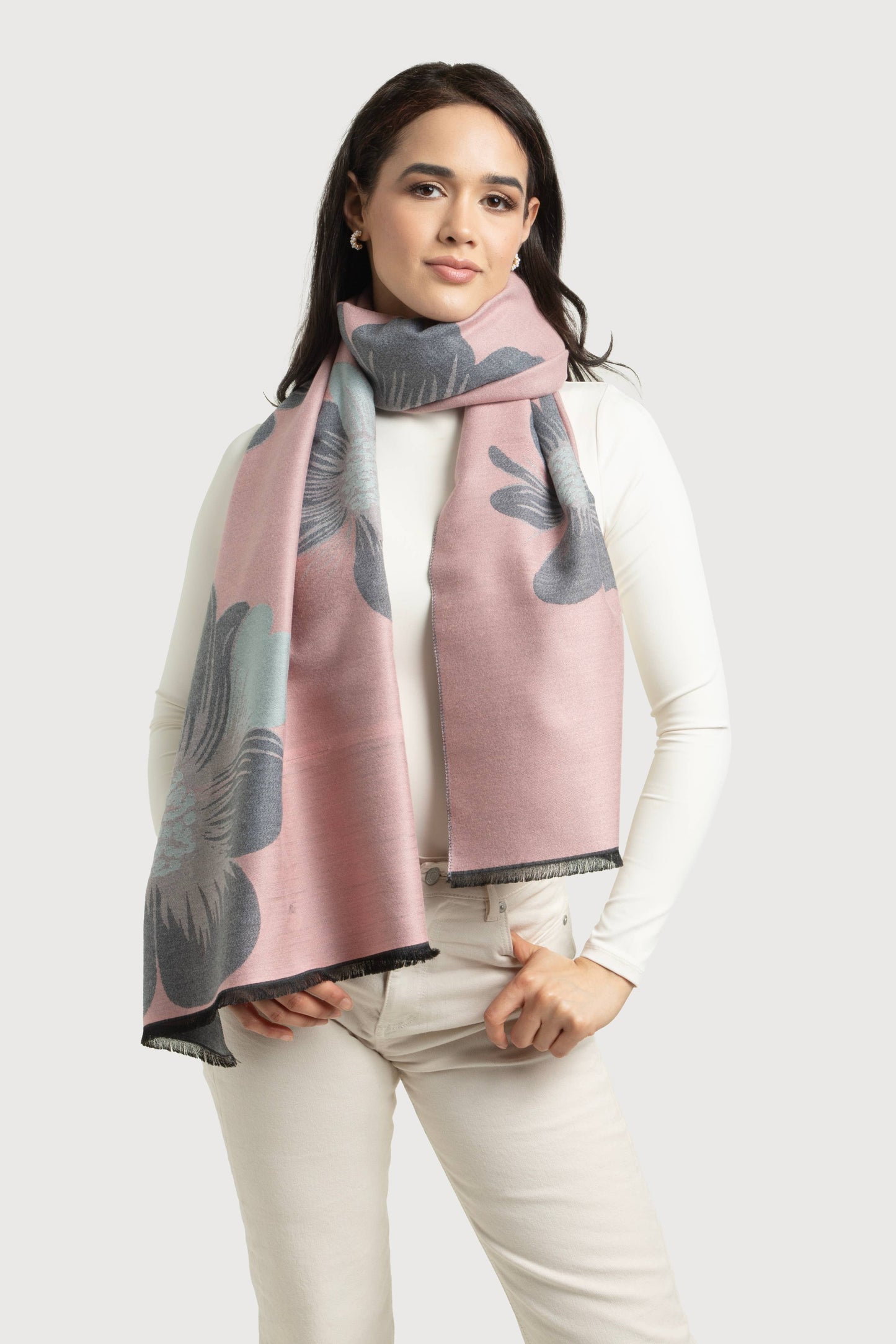 Reversible Floral Scarf