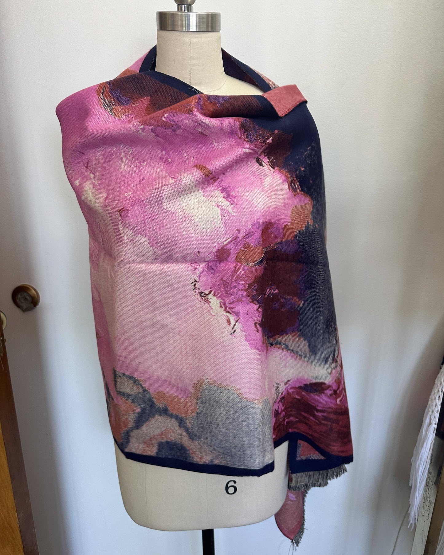 Abstract Splatter Reversible Scarf