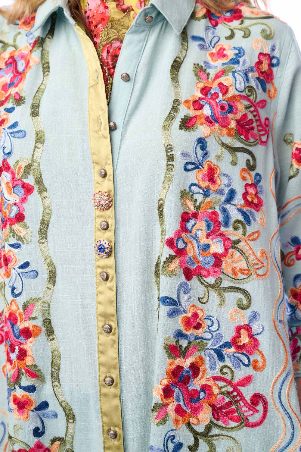 Beauty Mark Maxi Duster-Blue | Duster Dress | Spring Dress