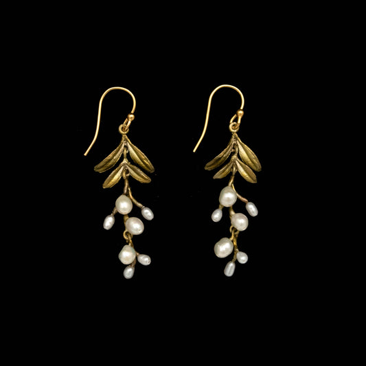 Garden Vine Wire Drop Earrings