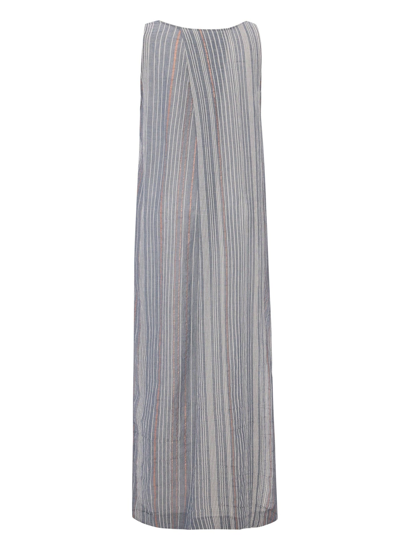 Day Break Dress - Navy With Stripes