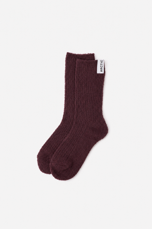Cosy Socks - 100% Recycled - Cherry Lacquer