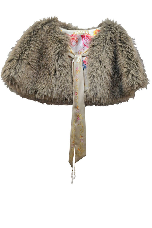Grace Kelly Reversible Fur Cape