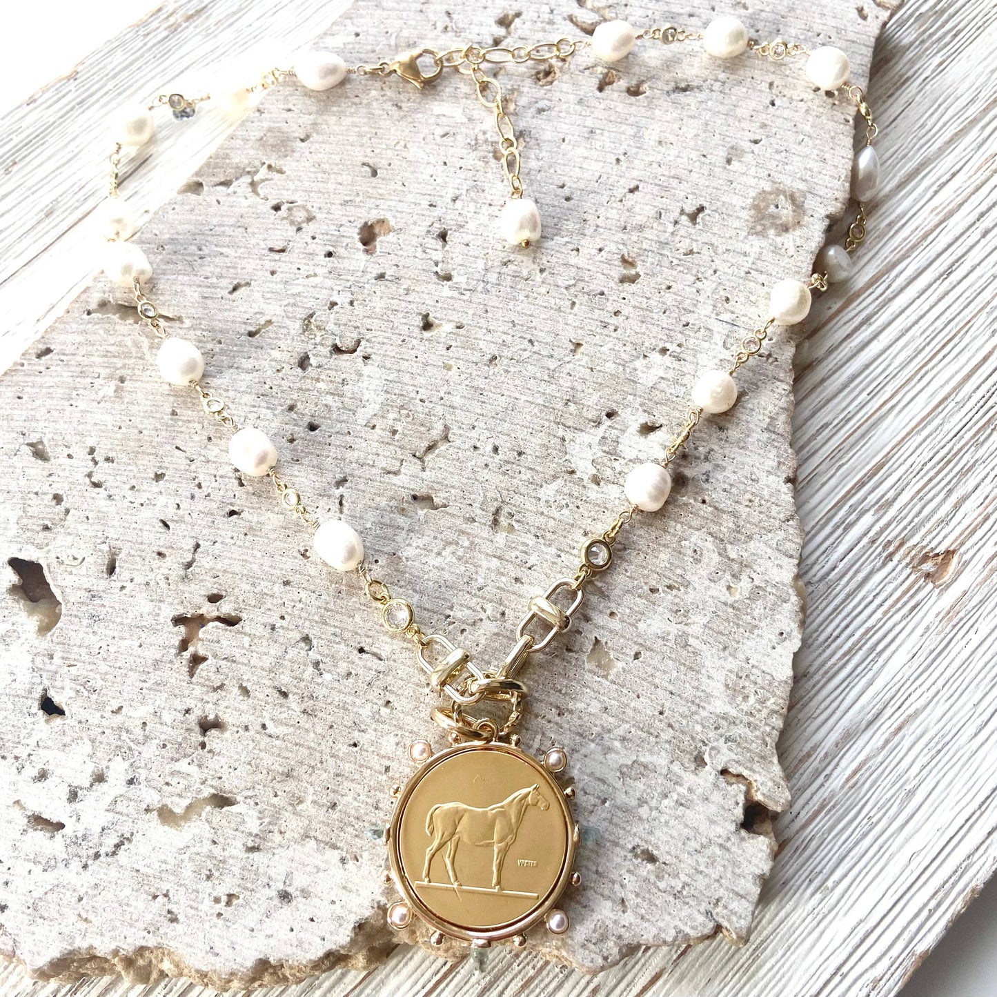 Horse coin equestrian jewelry derby boutique salon