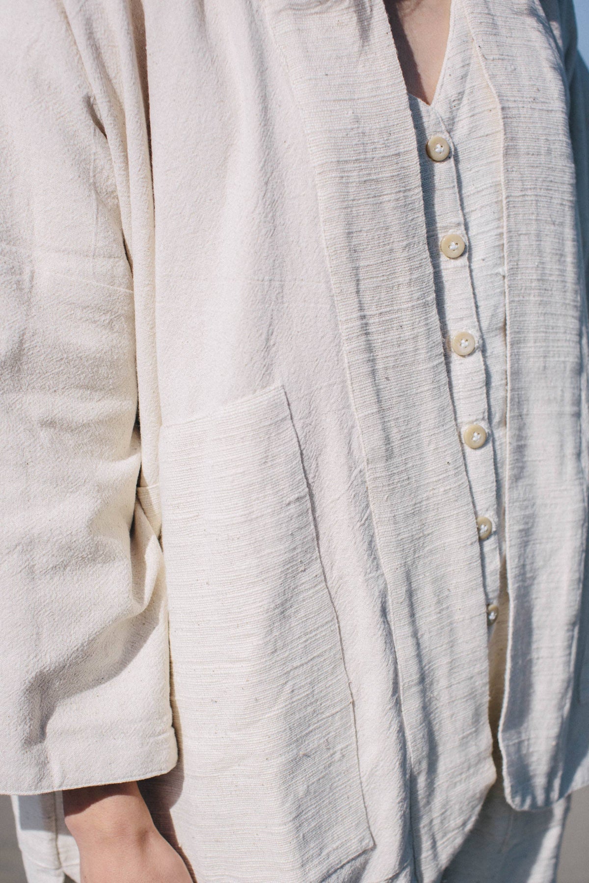 White Coat Inside Dots