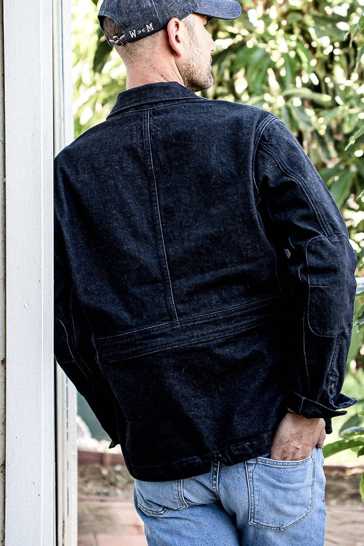 Men | Scout Blazer | Denim Chore Blazer - Black