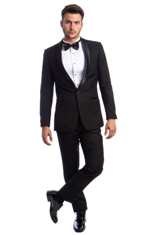 Wedding Tuxedo, 2 PC Set Light Weight Tuxedo, Black