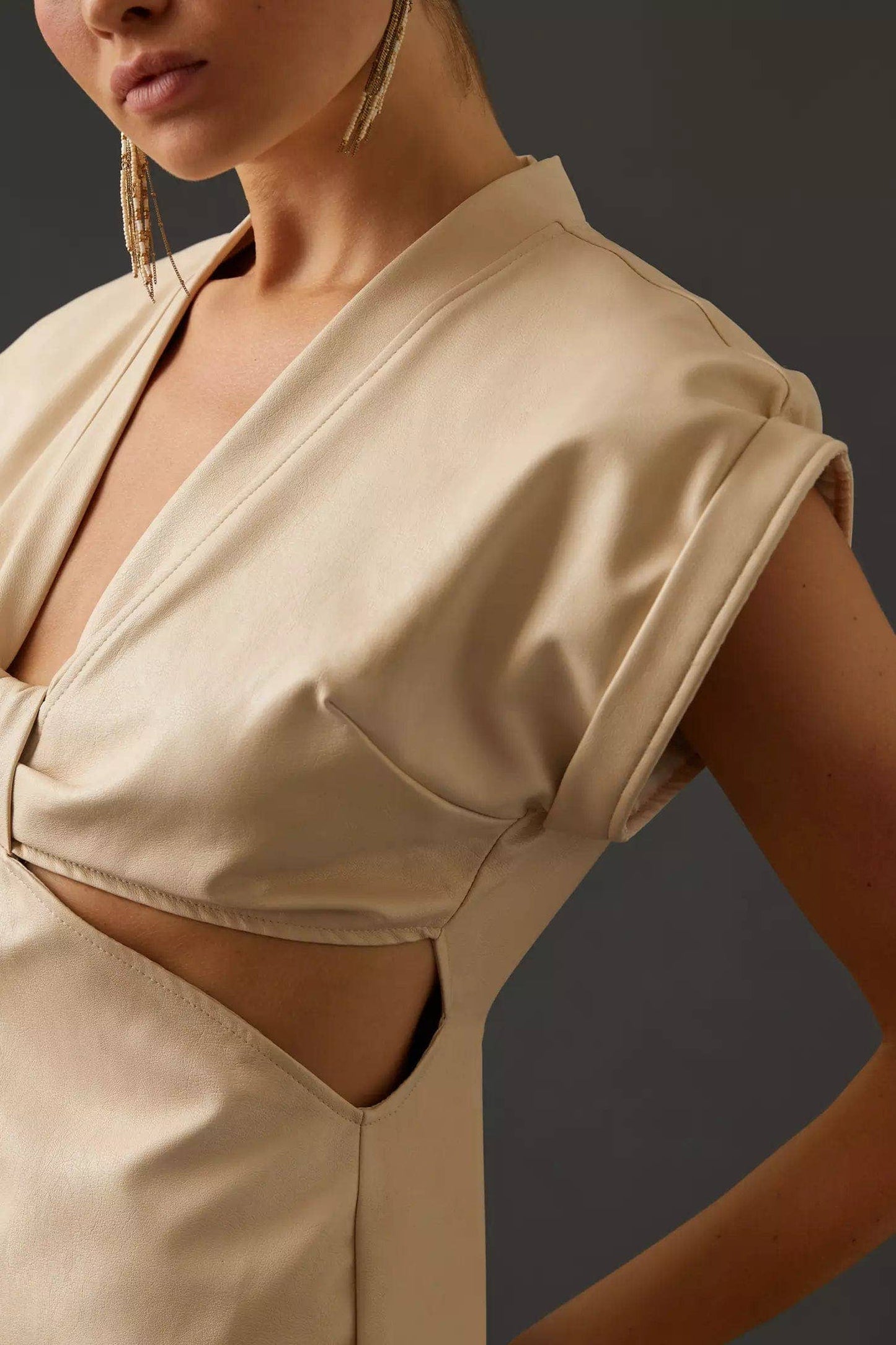 Mini Dress - Vegan Leather