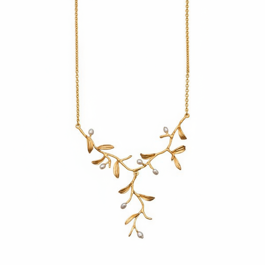 Night Willow Mini Statement Necklace - 16" Adj.