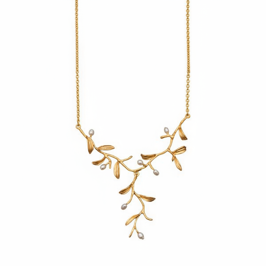 Night Willow Mini Statement Necklace - 16" Adj.