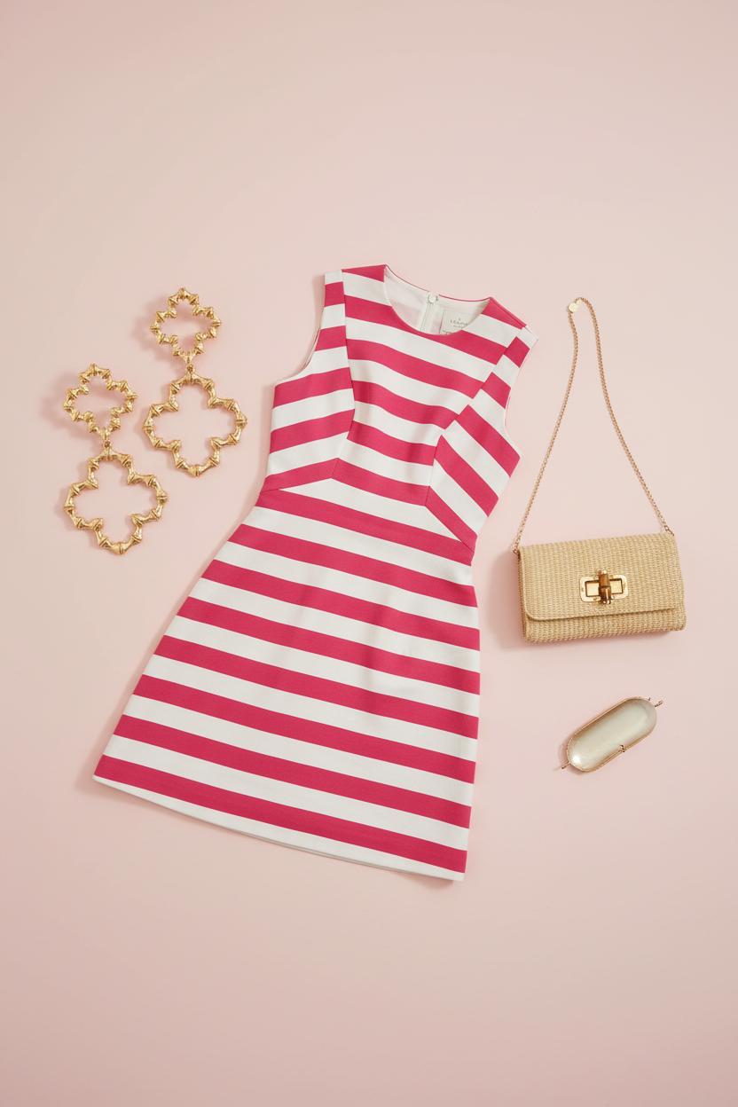 Kate Pink Stripes Bundle - XS Vertical